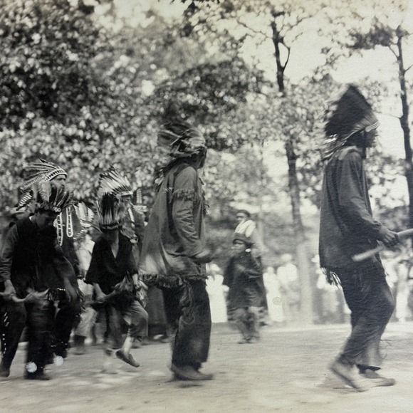 Herbert Bisco Early 1900s Native American Ceremony Powwow Photos 5x7 Ephemera - Picture 7 of 11